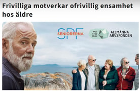 Inbjudan till utbildning SPF Seniorerna - Frivilliga motverkar ofrivillig ensamhet hos äldre