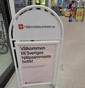Besök vid Hjälpmedelsbutiken