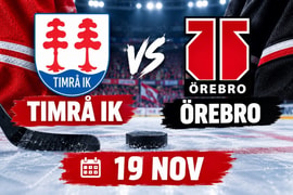 Hockeykväll Timrå IK - Örebro 19 nov 2026