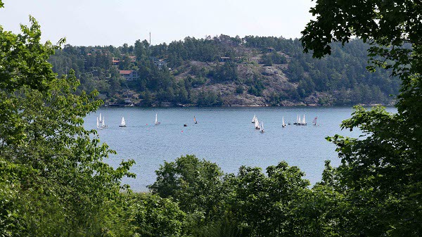 Edsviken med Falkberget. Foto Lennart Bergström