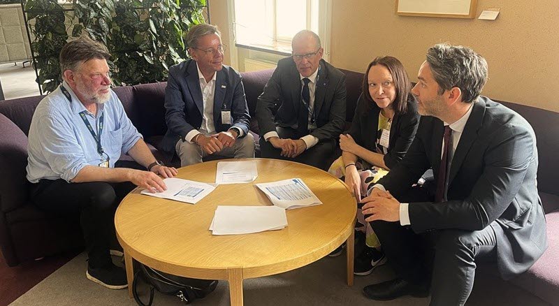  Mats Berglund (MP), Patrik Karlsson (L) och Ingemar Kihlström (KD) 