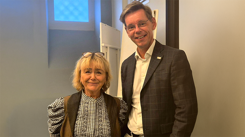 Peter Sikström och Beatrice Ask