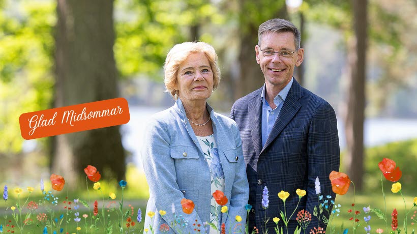 Peter och Maria sommarhälsning