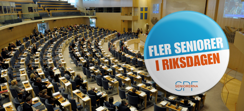 Fler seniorer i riksdag och fullmäktige!