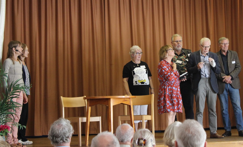 Beatrice, Lena, Monika, Gunilla, Kurt, Ingvar o Hans