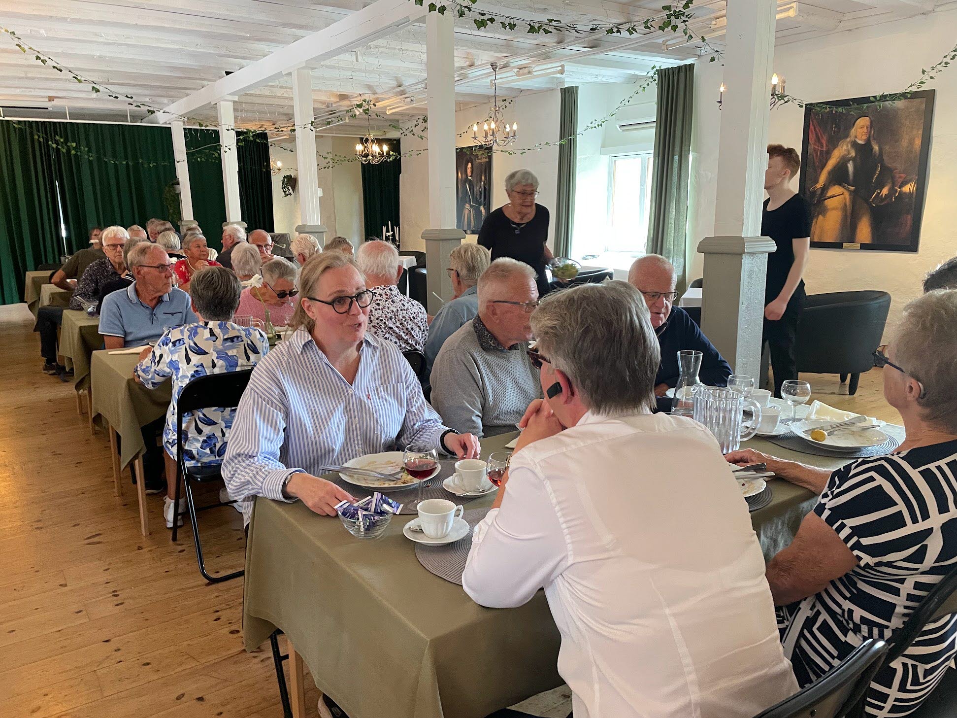 Middag på Torpa slotts café