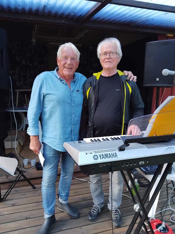 Anders Ruberg och Christer Möller svarade för underhållningen