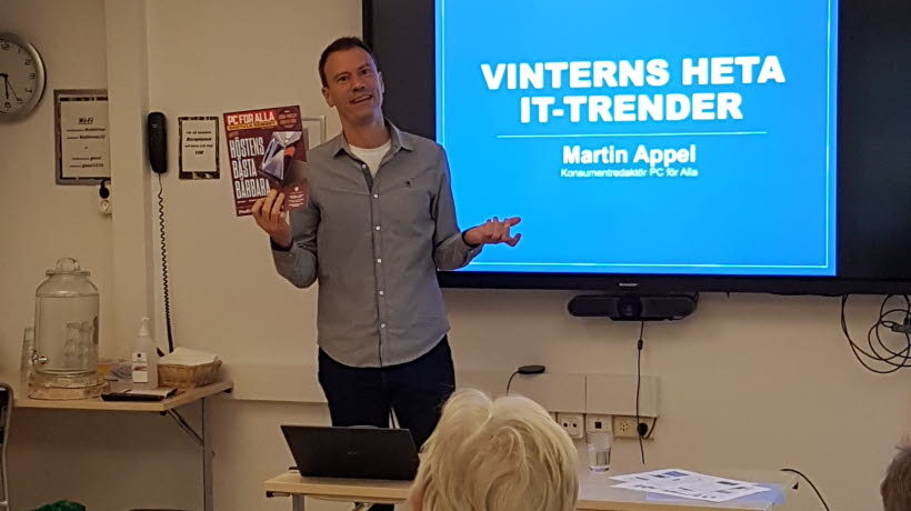 Martin Appel från tidningen PC För Alla berättade om AI, Artificiell Intelligens, och digitala trender 
