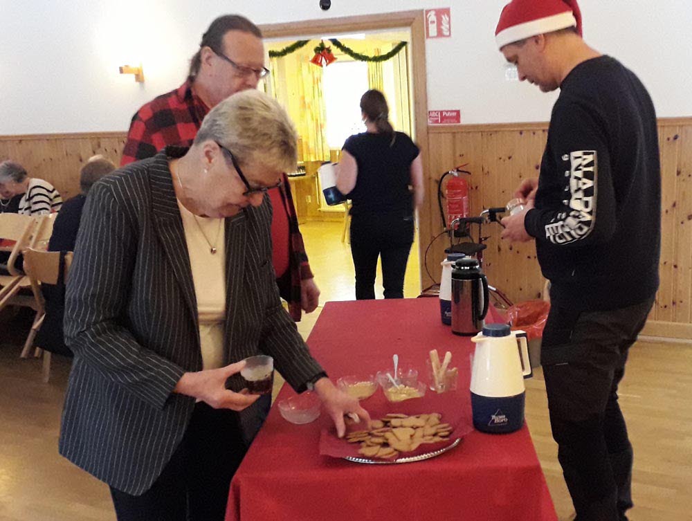 Glögg serverades