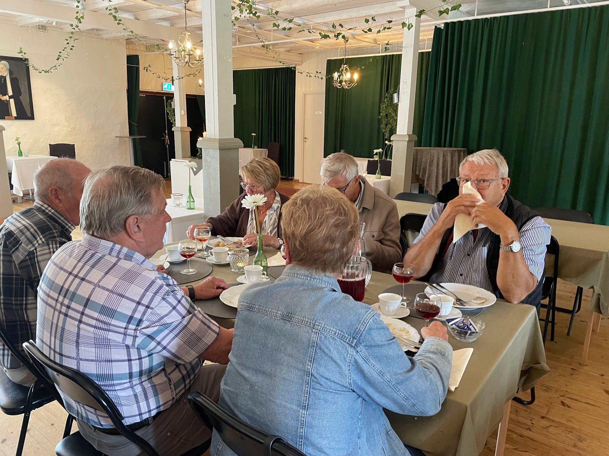 Middag på Torpa slotts café