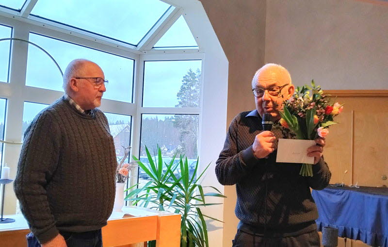 Roland Axelsson avtackades för många år i styrelsen