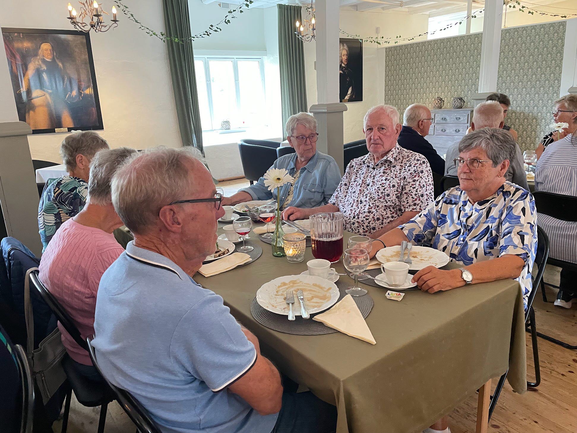 Middag på Torpa slotts café
