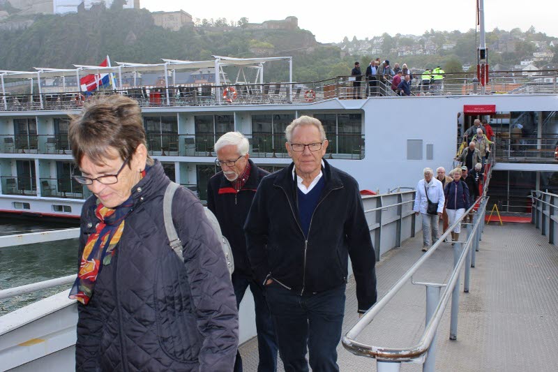 Dagens utfärd på gång i Koblenz 