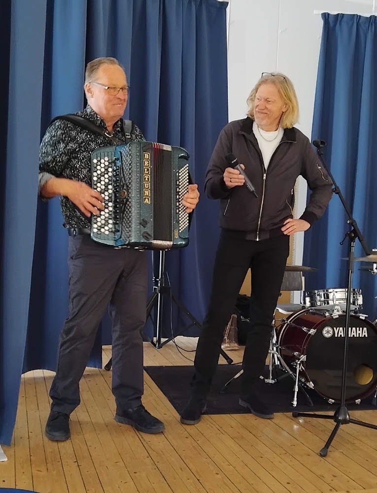 Dragspelaren Anders Nilsson och Hasse Pettersson