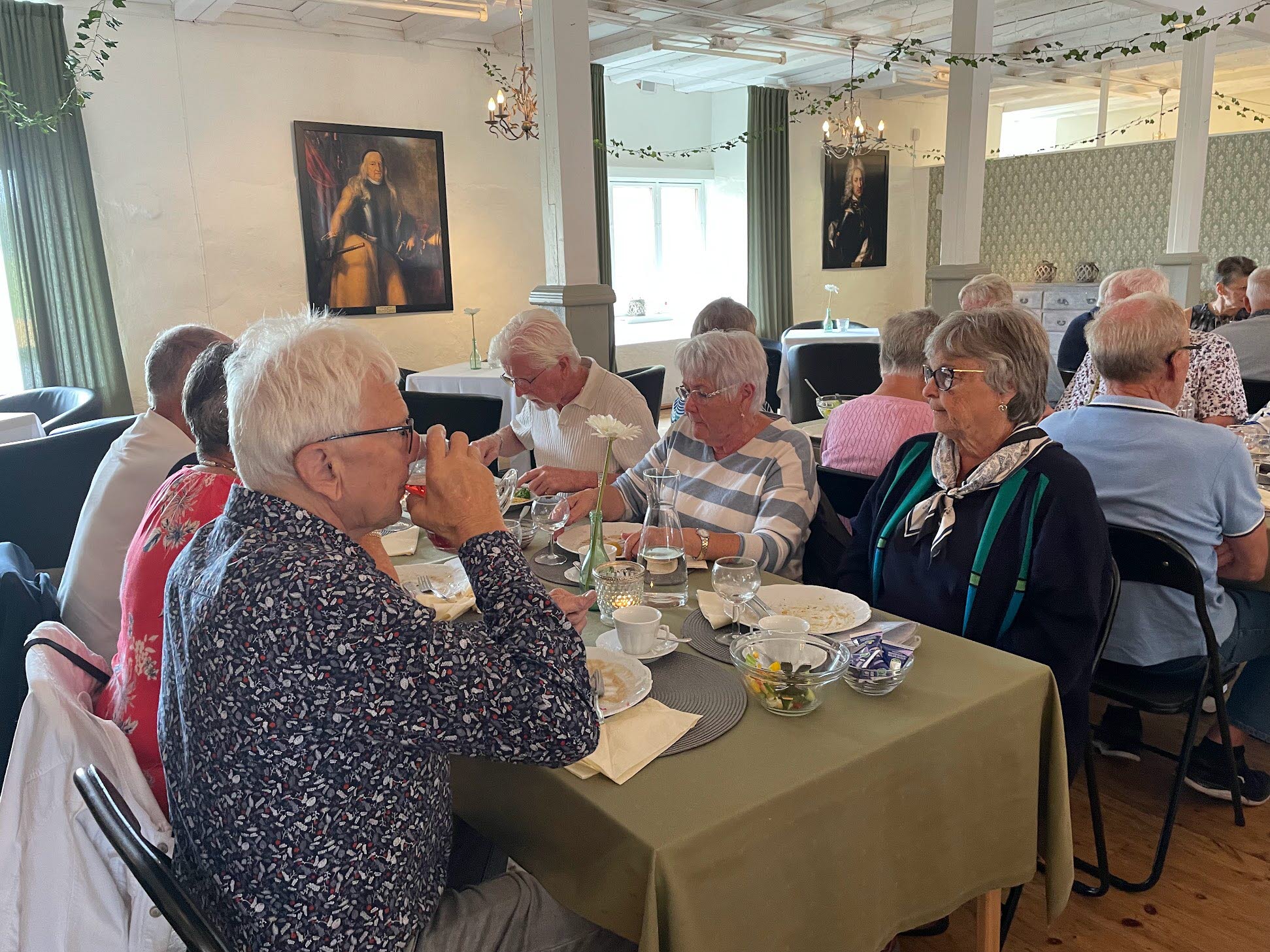 Middag på Torpa slotts café