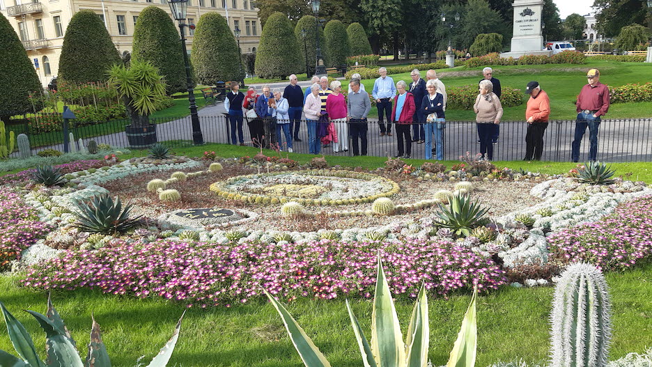 Kaktusplanteringen I Carl Johans park och Järnvägsparken
