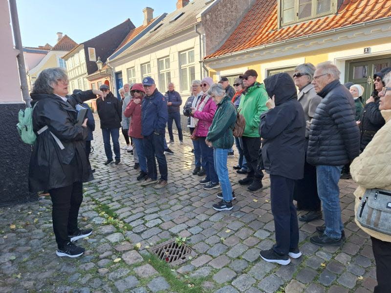 Vår guide Ann berättar om Aerösköpings historia från 1700-talet