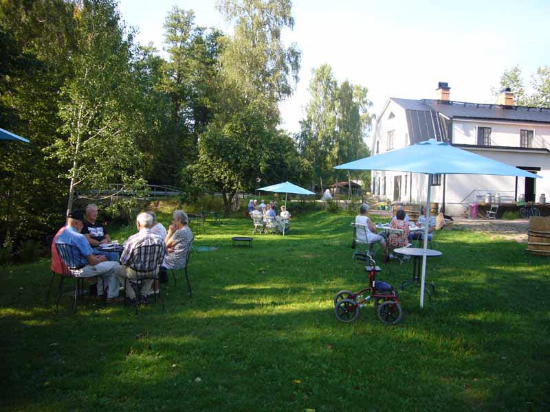 Fika vid det gamla mejeriet