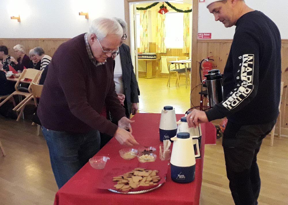 Glögg serverades