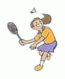 Badmintonflicka